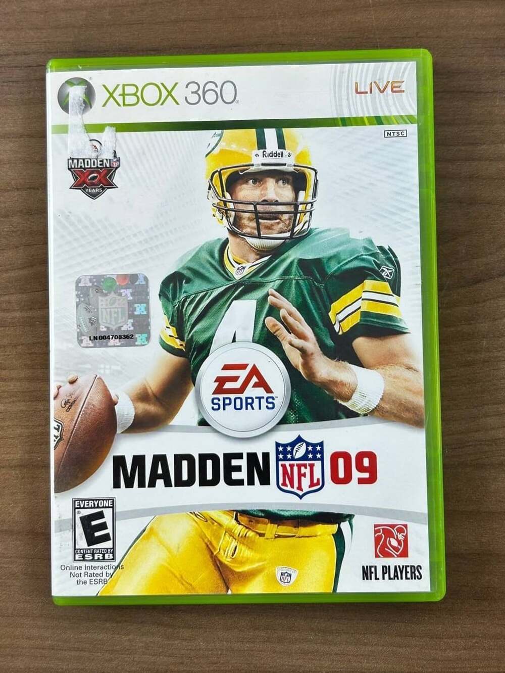 Madden NFL 09 Microsoft Xbox 360 2008 EA Sports Football Disc Case & Manual NTSC